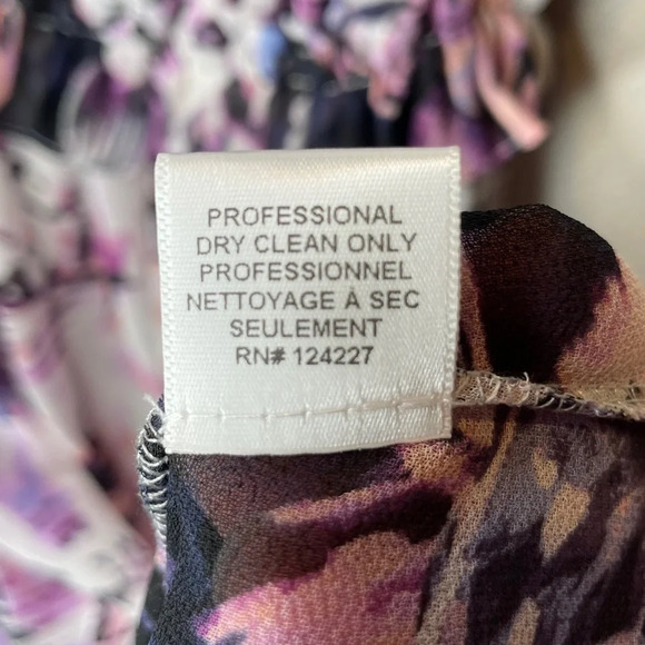 Misa Los Angeles Nati Midi Dress In Purple Floral Size Small Retail $395 - Picture 10 of 10